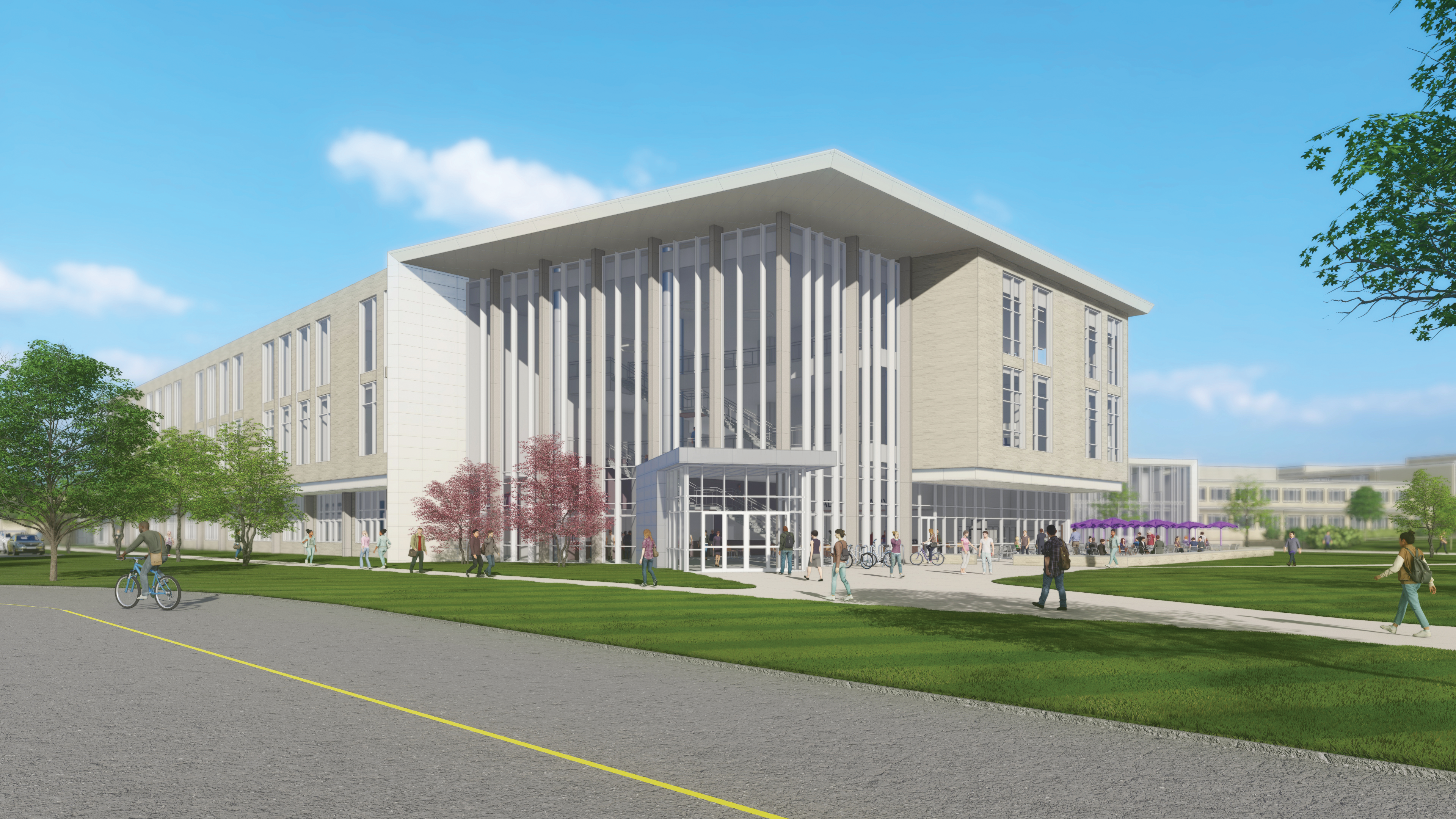 Agronomy Innovation Center South Perspective Rendering