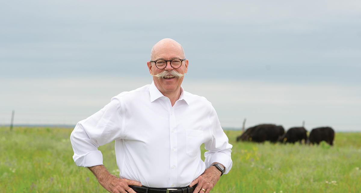 Ernie Minton at the Kansas State University Stocker Unit
