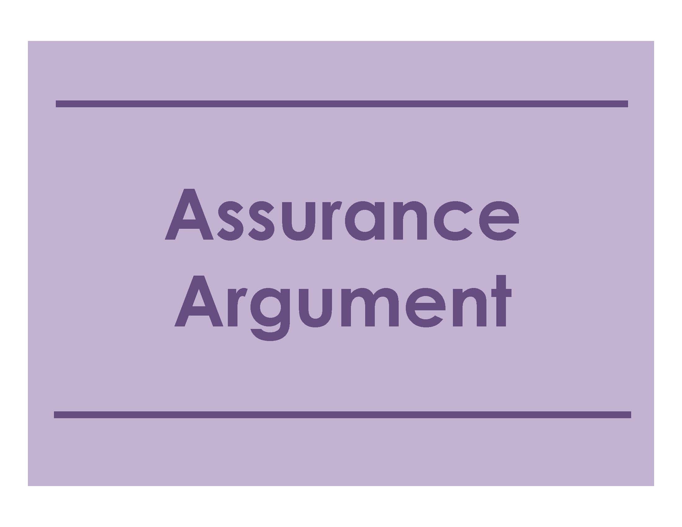 Assurance Argument 2022