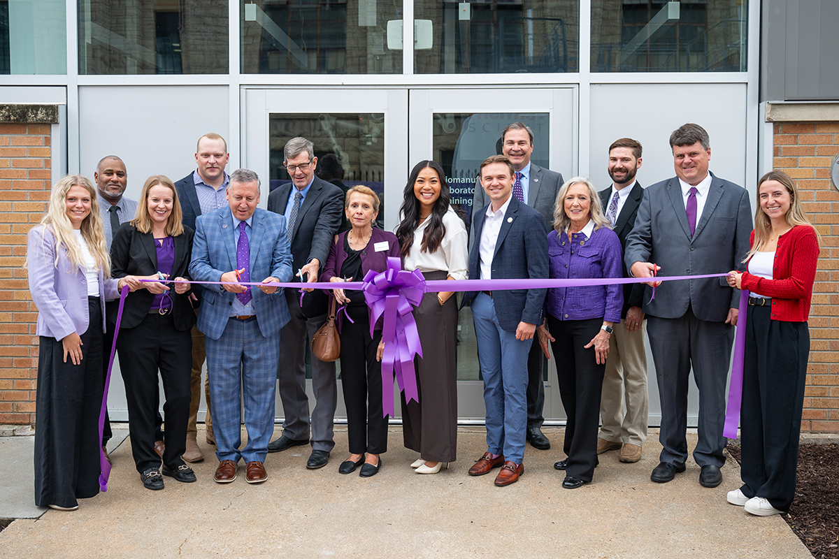 University, state and community leaders celebrate the grand opening of the new facility with a ribbon-cutting ceremony, marking the launch of expanded research and training opportunities