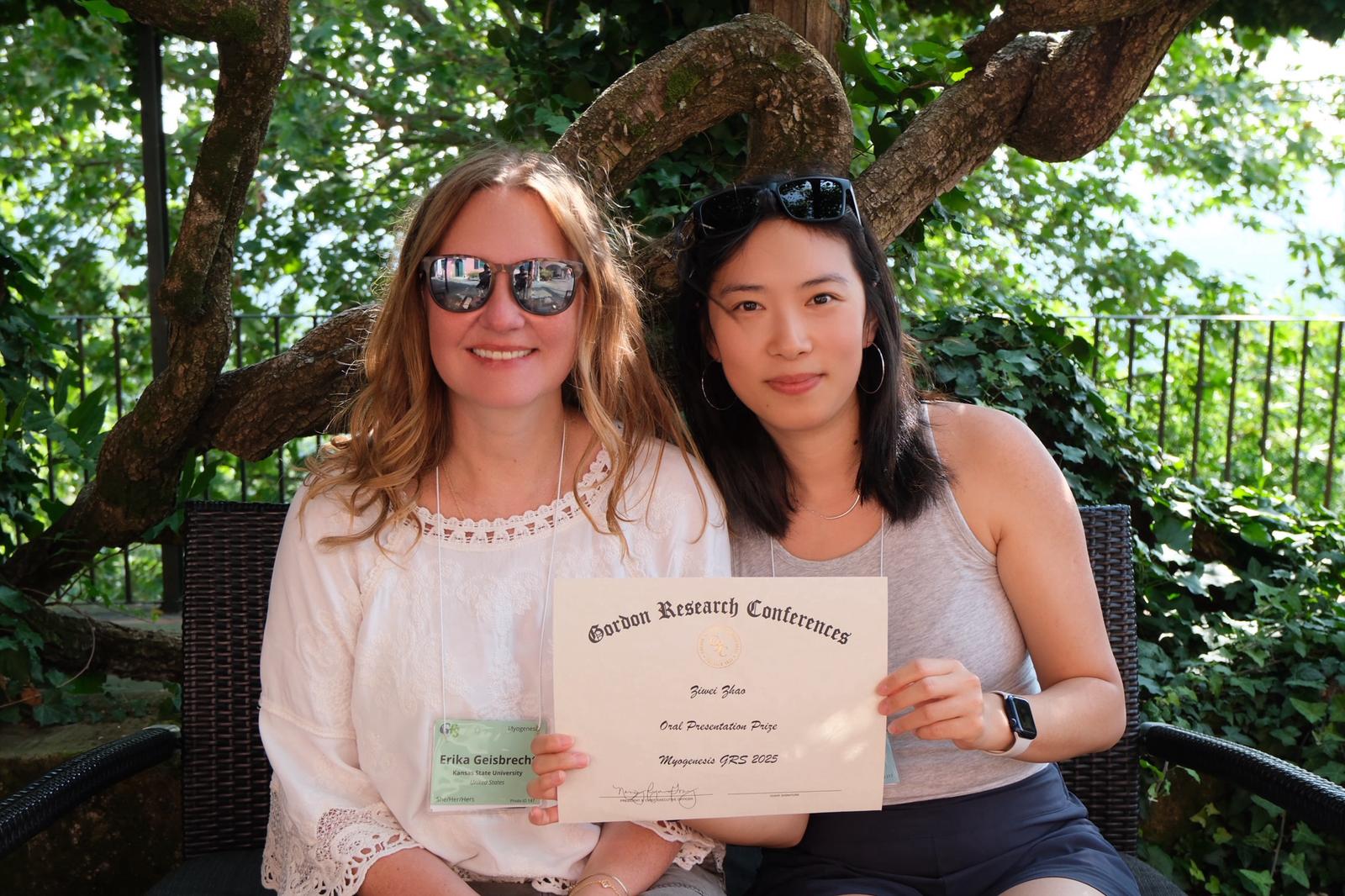 Erika Geisbrecht and Ziwei Zhao