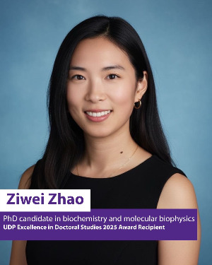Ziwei Zhao UDP Awardee