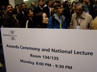 Biophysicists eagerly waiting for the National Lecture