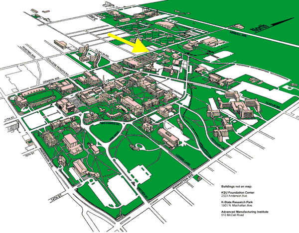 K-State Campus Map ~ CIELOYLECHE