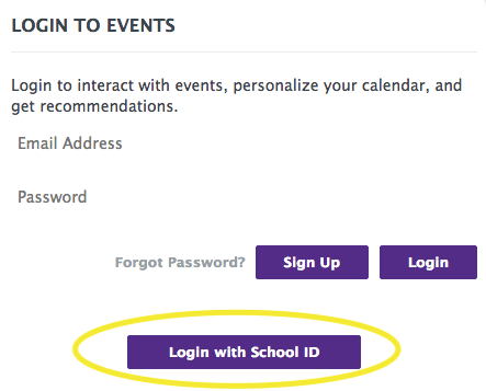 Login with school id