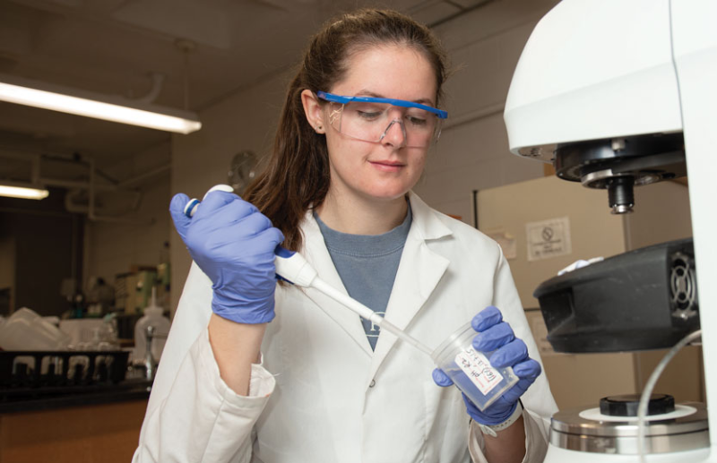 Food science student has appetite for research