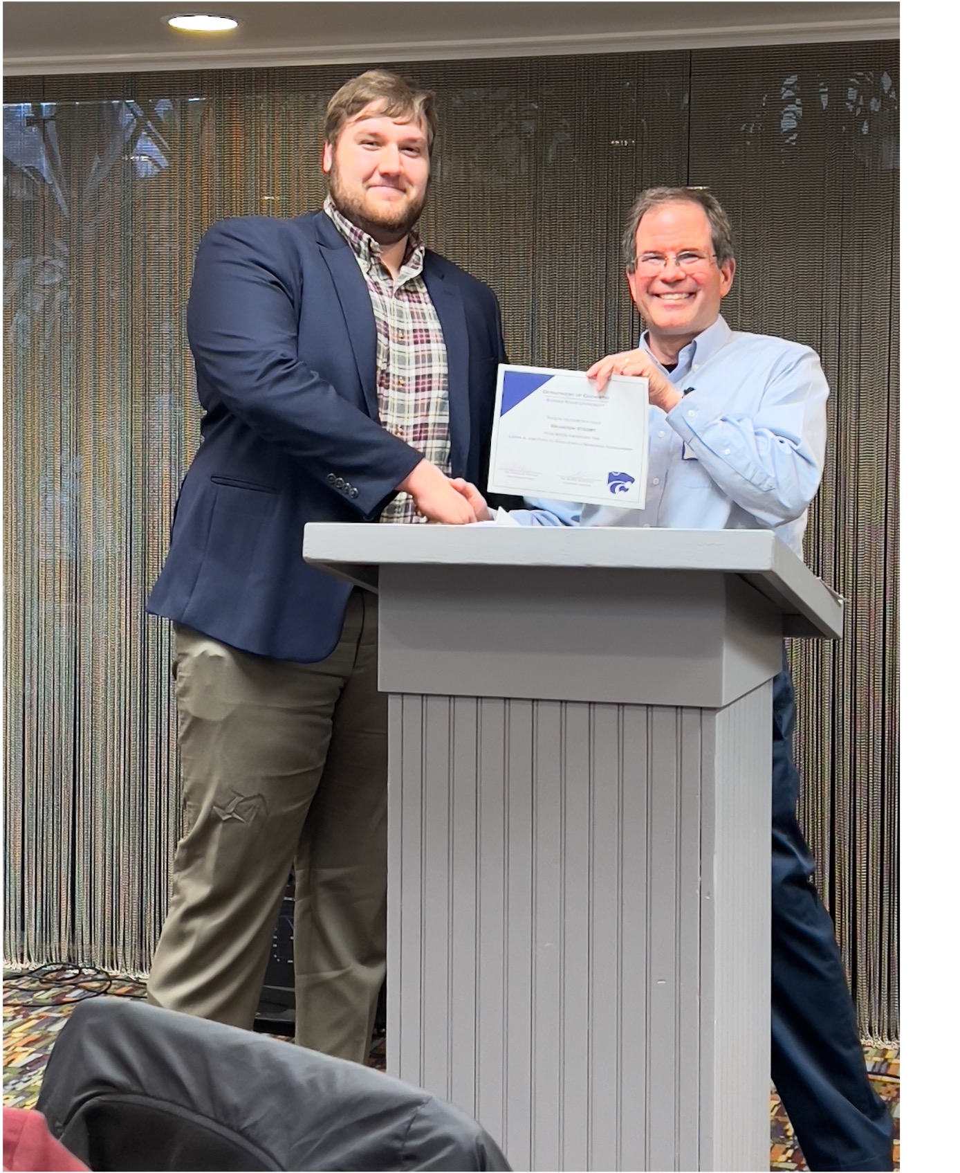 Prof Daniel Higgins Chemistry Awards Banquet