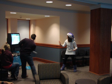 Playing Wii