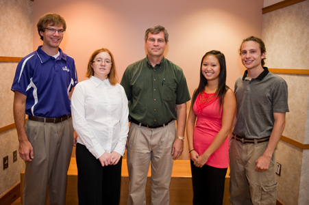 Undergrads with Dr. Rice