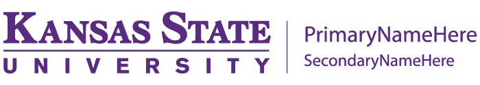 Kansas State University Formal double unit signature