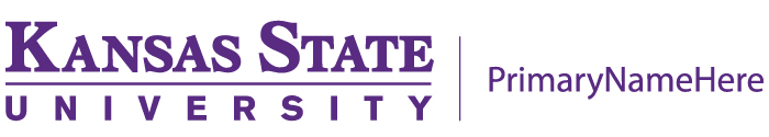 Kansas State University Formal primary unit signature