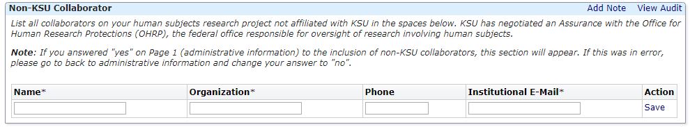 Non-KSU Collaborators