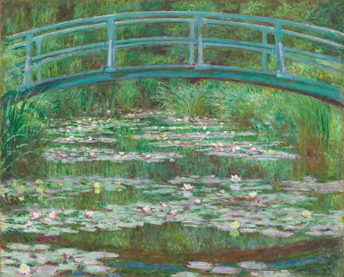 The Japanese Footbridge - Claude Monet