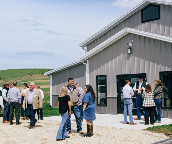 Attendees at the HP Spur education facility in Council Grove, Kansas.