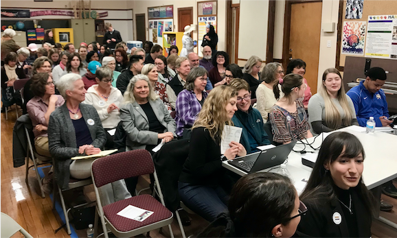 Audience at "Kansas Women Have Done It"