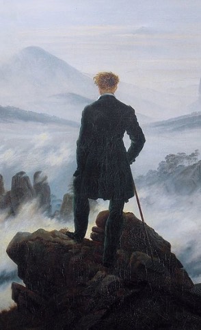 man on mountain