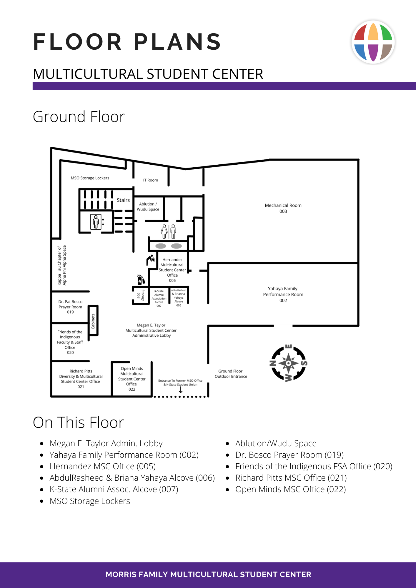 MSC Ground Floor Map