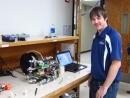 Nathan with 3D Printer