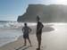 Tony and Jesse on beach