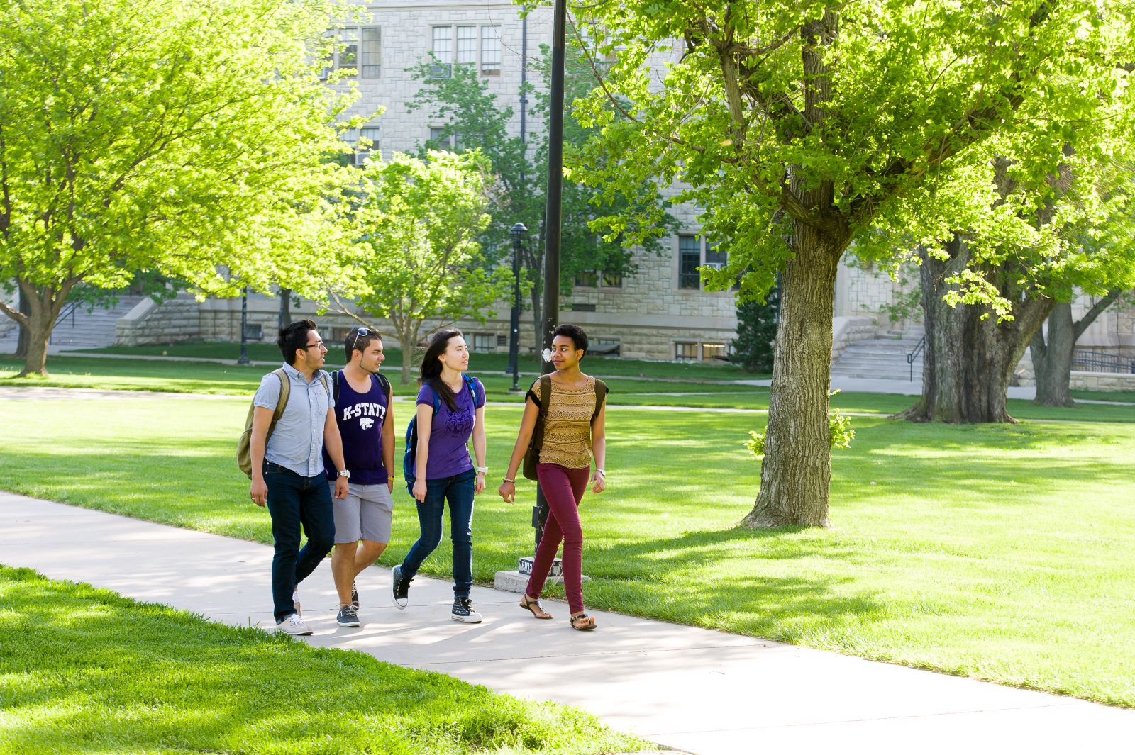 Students Walking