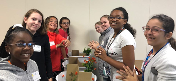 Participants in a Spring 2020 GROW Saturday Workshop