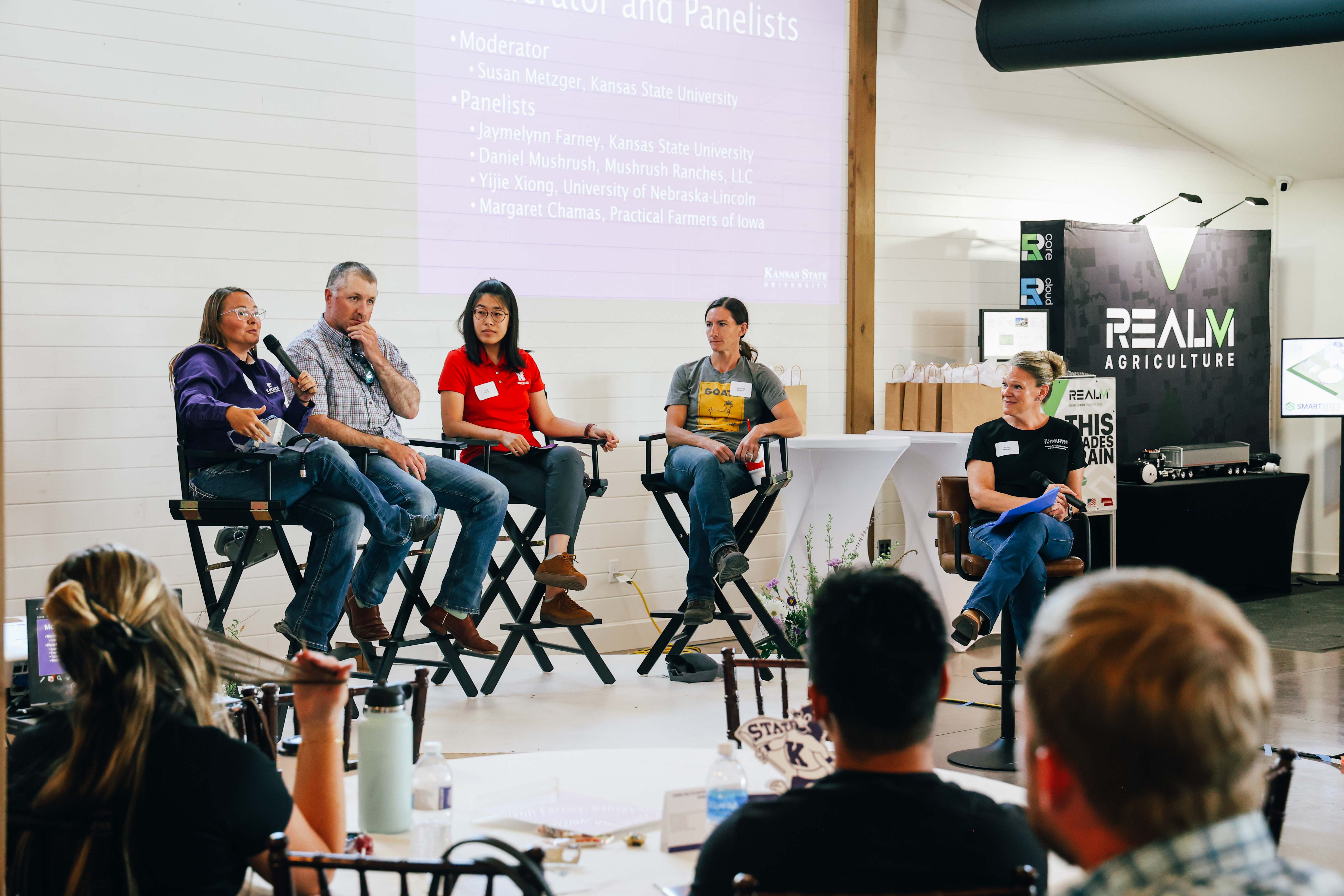 AI in Ag Conference panel The AI in Ag Conference included several panel discussions on the latest AI technology.