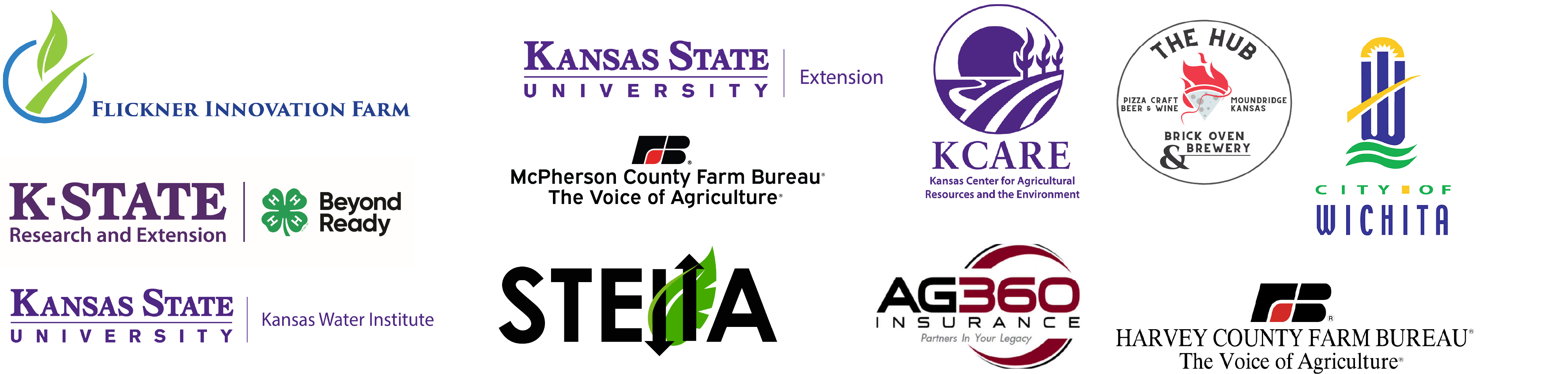 logos from each of our supporting partners