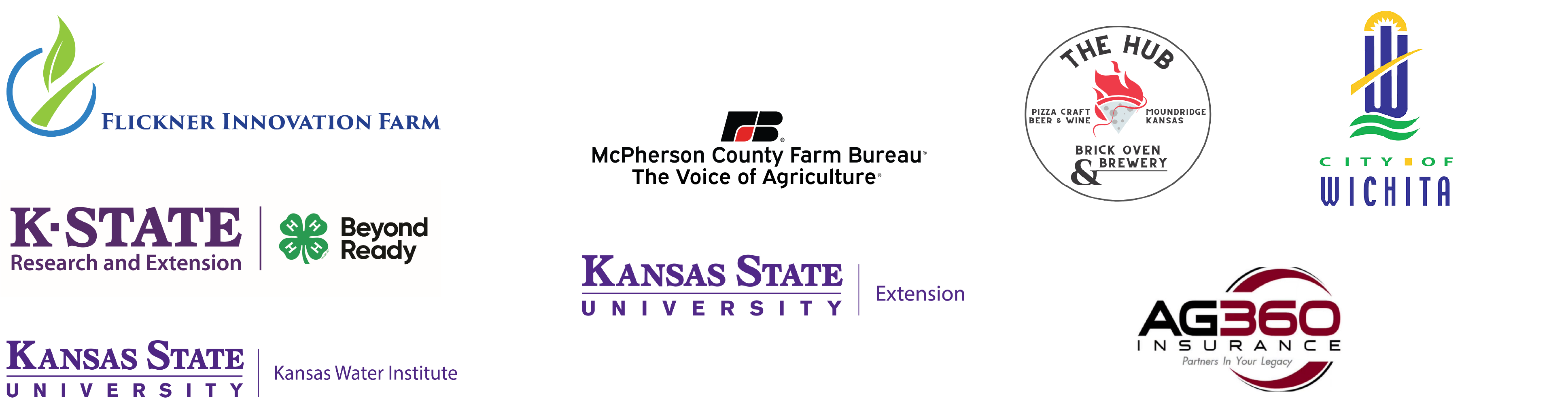 logos from each of our supporting partners