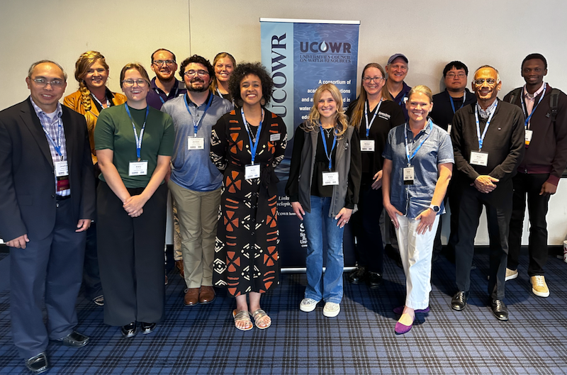 The Kansas Water Institute delegation at the Universities Council on Water Resources Annual Conference in Minneapolis.