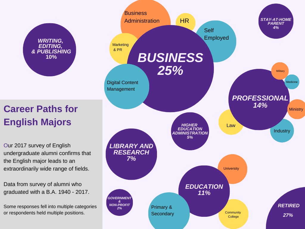 2017 Alumni Survey Bubble Infographic