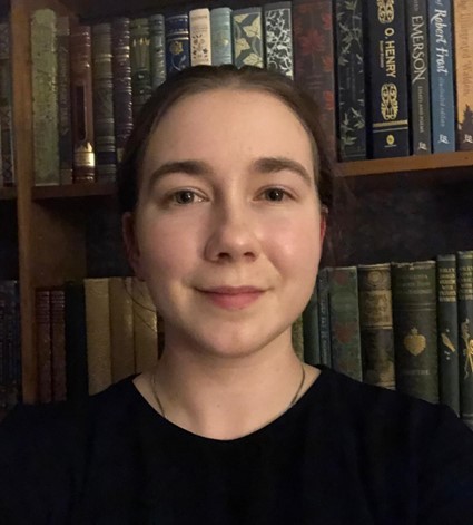 A person's face