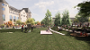 Artist rendering of the Coffman Commons Patio.