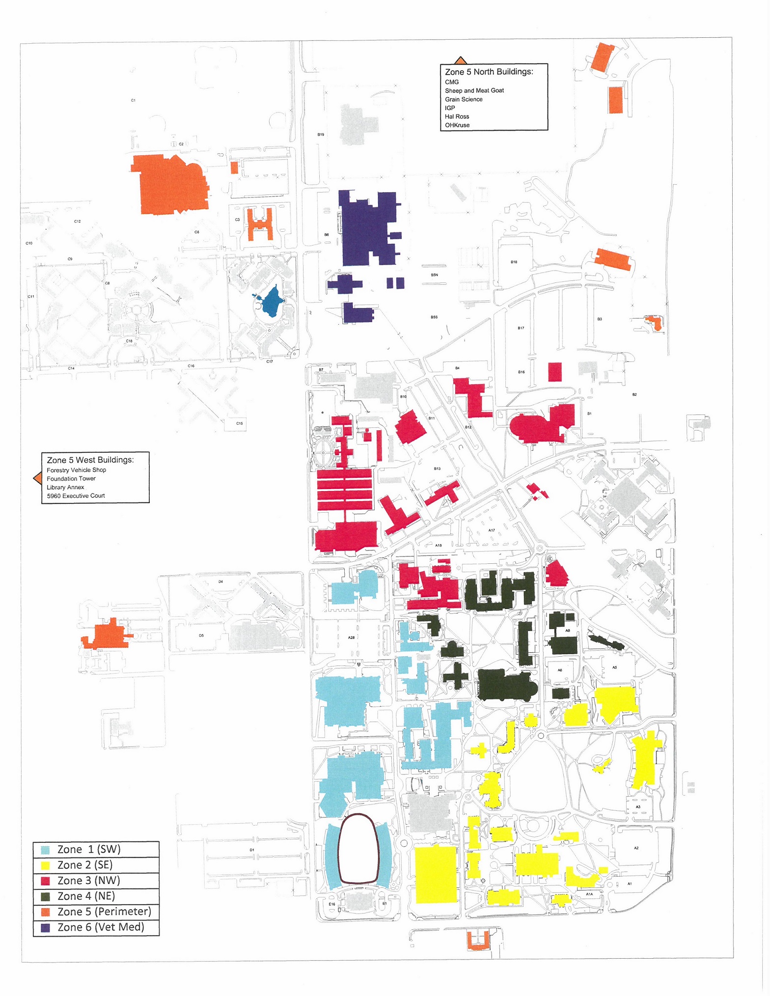 Kansas State Football Parking Chart