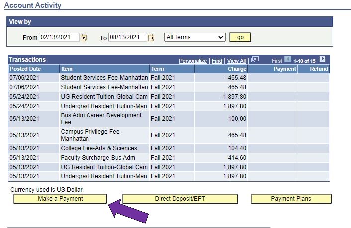 Online Payment Tutorial | Student | Payment | Cashiers | Financial ...
