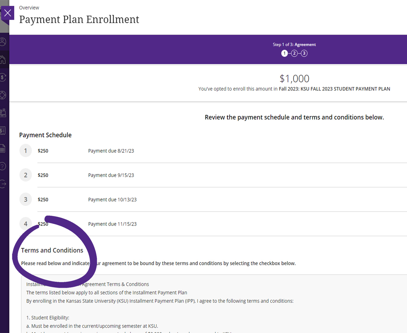 transact terms and conditions