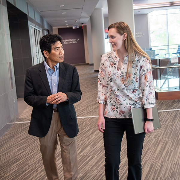 pair in the business building