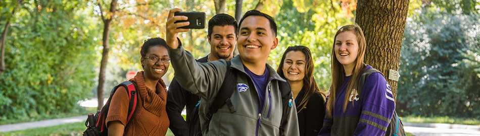 Student selfie