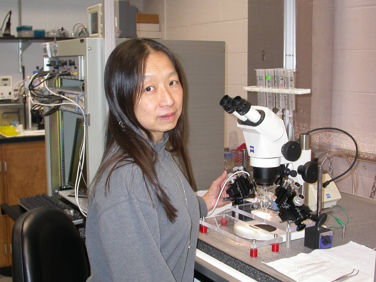 P. Fong at work
