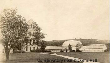 conservatory and Dickens Hall