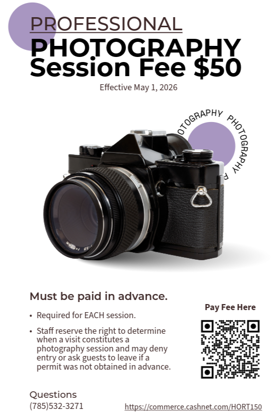 professional photography session fee $50 above a black camera