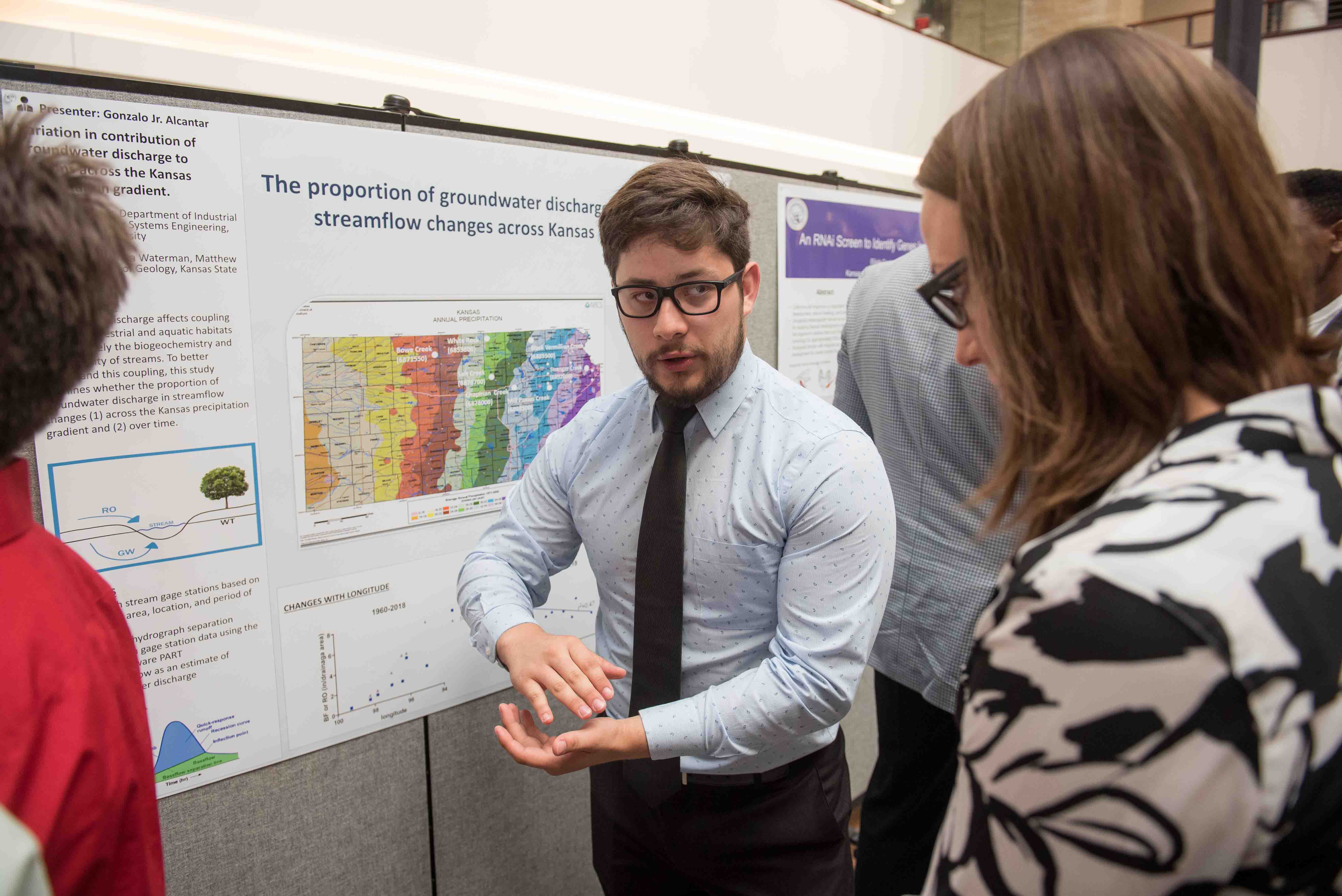 Geology LSAMP student presenting findings