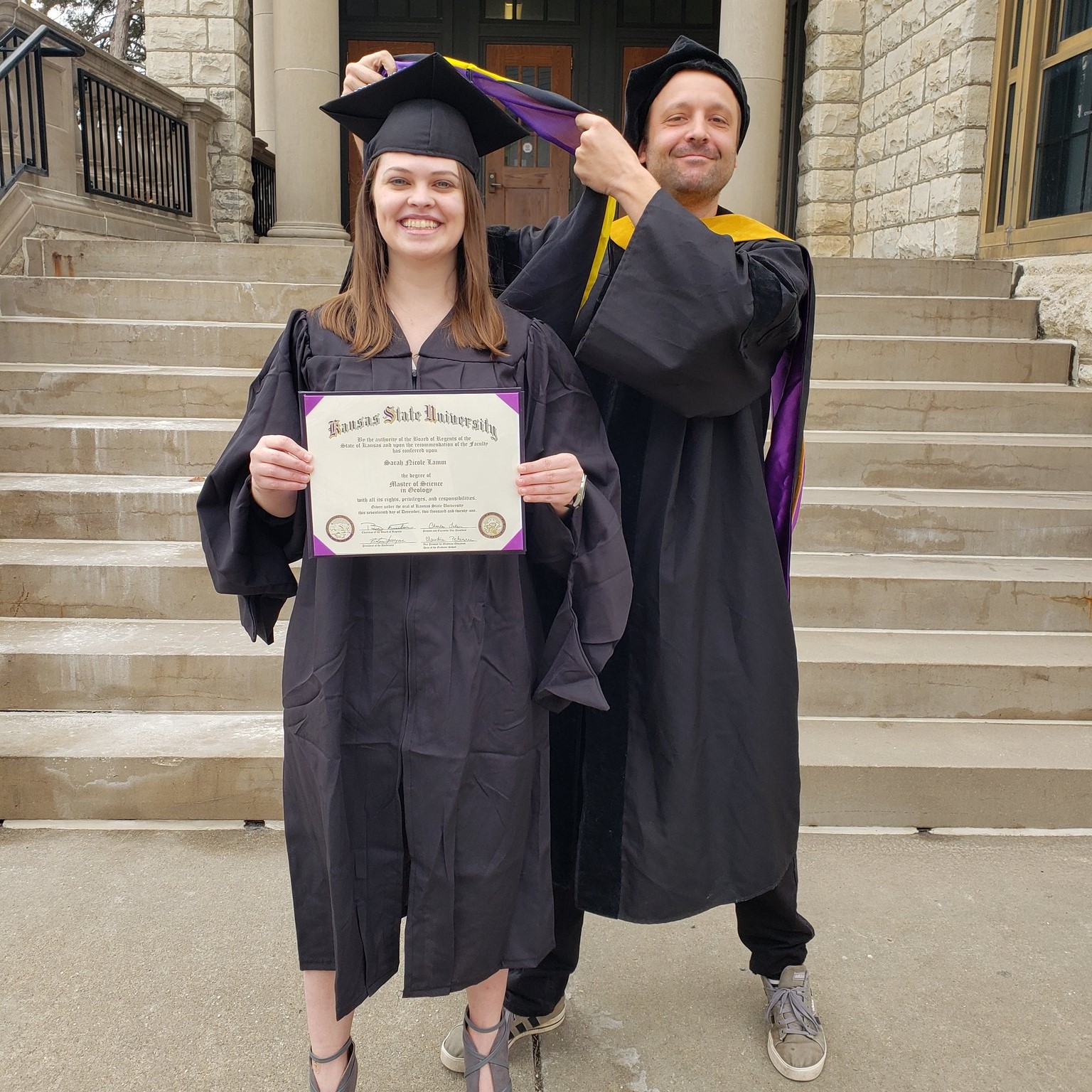Sarah Lamm (BS, MSc, PhD Student) & Dr. Brice Lacroix
