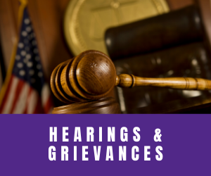Hearings and Grievances