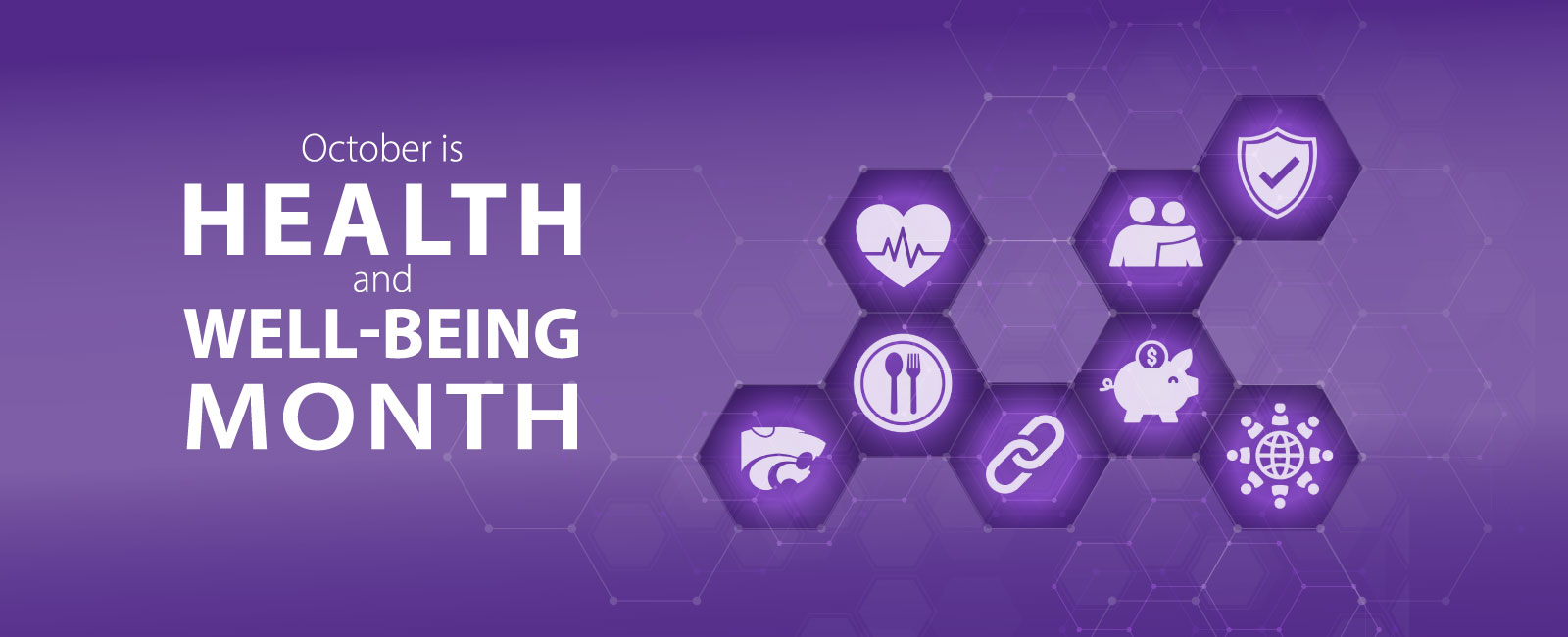 October is Health and Well-being Month masthead