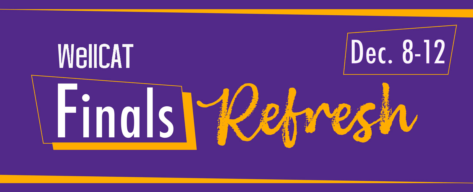 WellCAT Finals Refresh Dec. 8-12, 2025