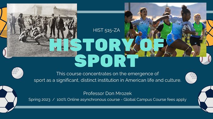 HIST 515ZA Hist of Sport