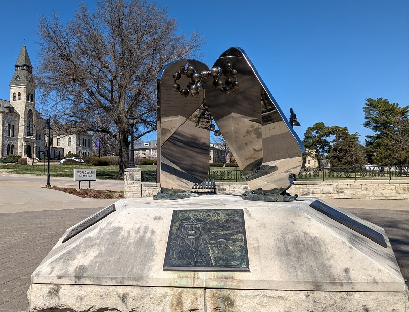 WWII memorial statue - KSU