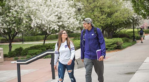 K-State students on campus