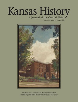 Kansas History Autumn 2022 cover