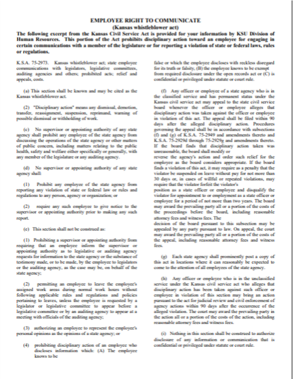 Employee right to communicate poster image (pdf below)